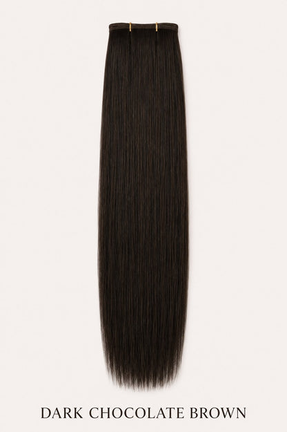 CBK Hair HQ Dark Chocolate Brown #1B hair extensions