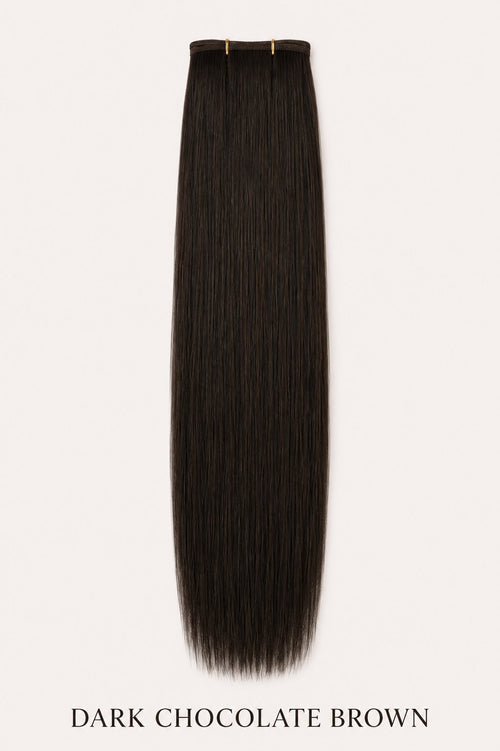 Dark Chocolate Brown hair extensions
