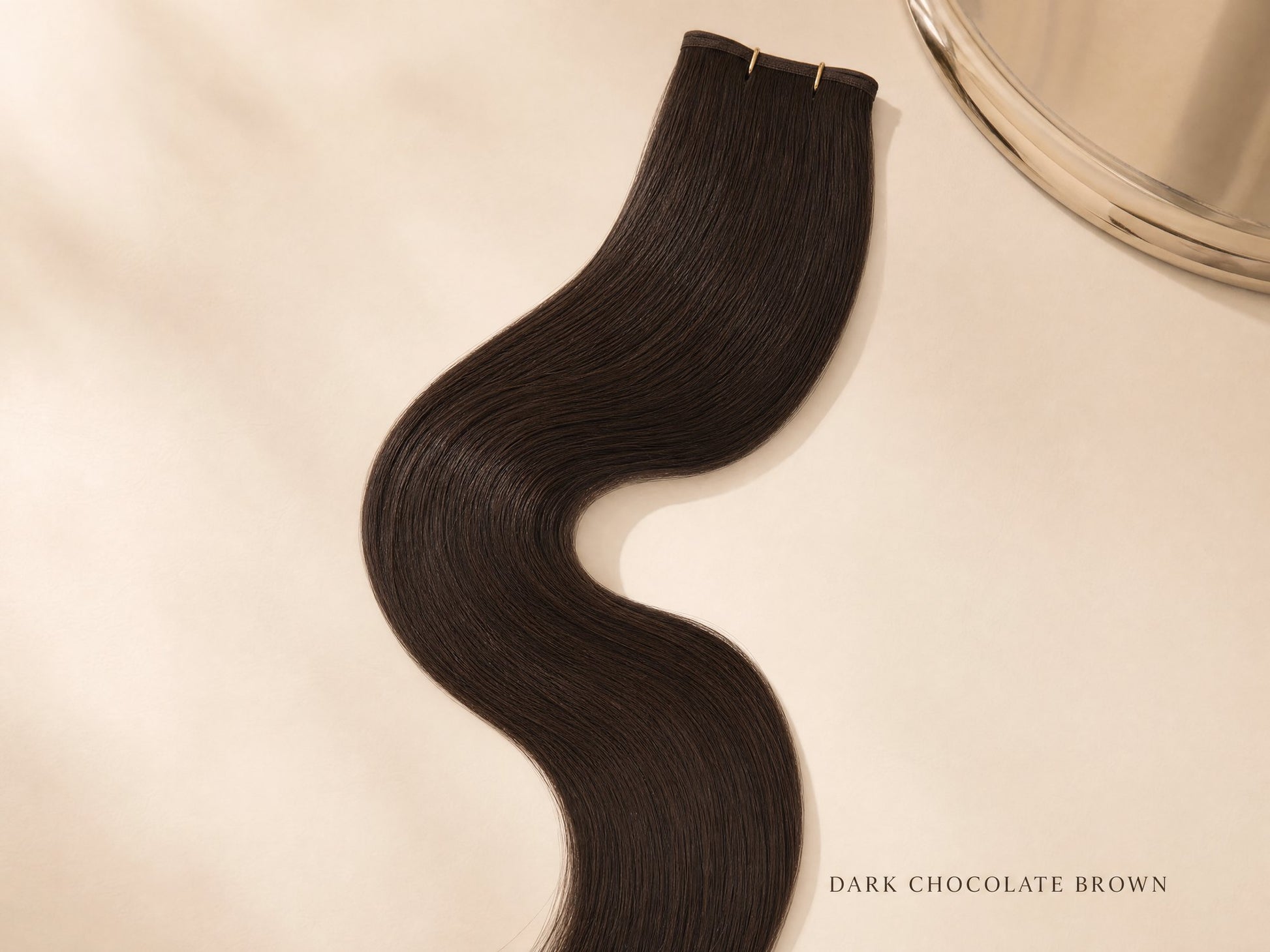 CBK Hair HQ Dark Chocolate Brown #1B hair extensions