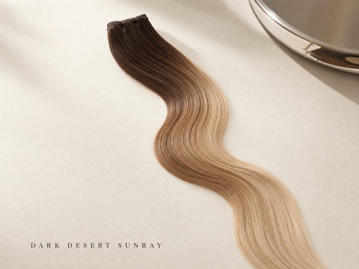 CBK Hair HQ Dark Desert Sunray TP#4P6/16 hair extensions