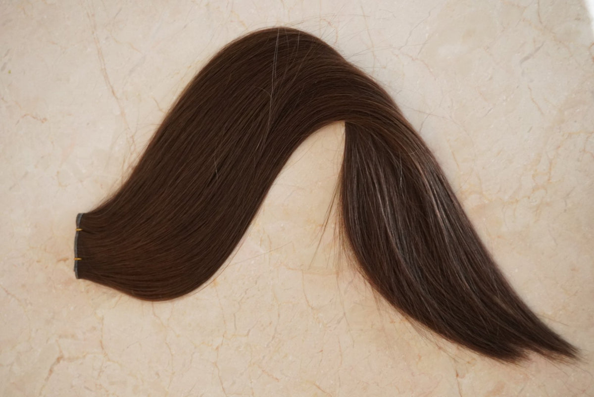 CBK Hair HQ Medium Brown #2 hair extensions