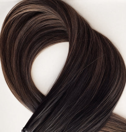 CBK Hair HQ Ombré Mixed Brown TP#1B/P1C/2 hair extensions