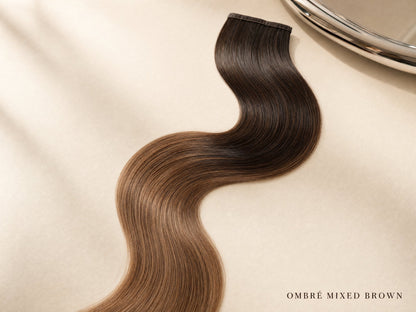 CBK Hair HQ Ombré Mixed Brown TP#1B/P1C/2 hair extensions