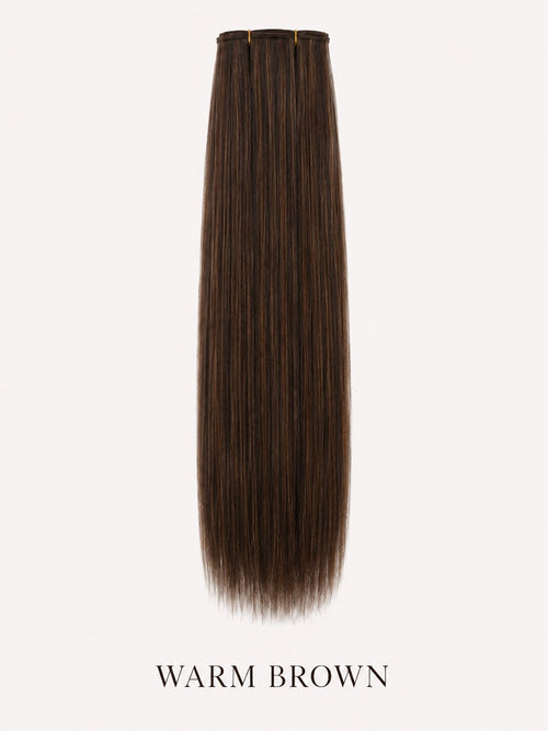 Warm Brown hair extensions