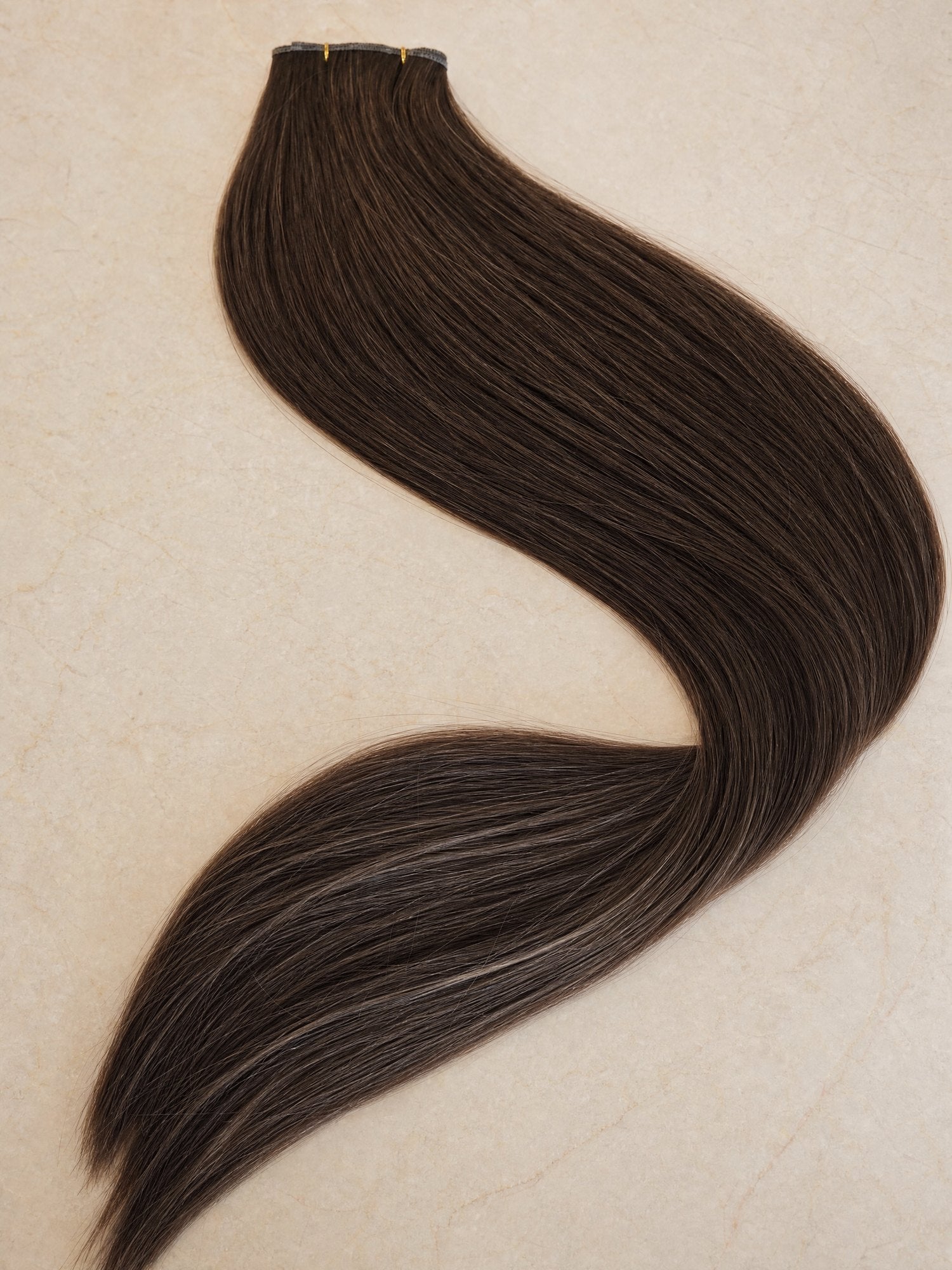 CBK Hair HQ Warm Brown #1C hair extensions