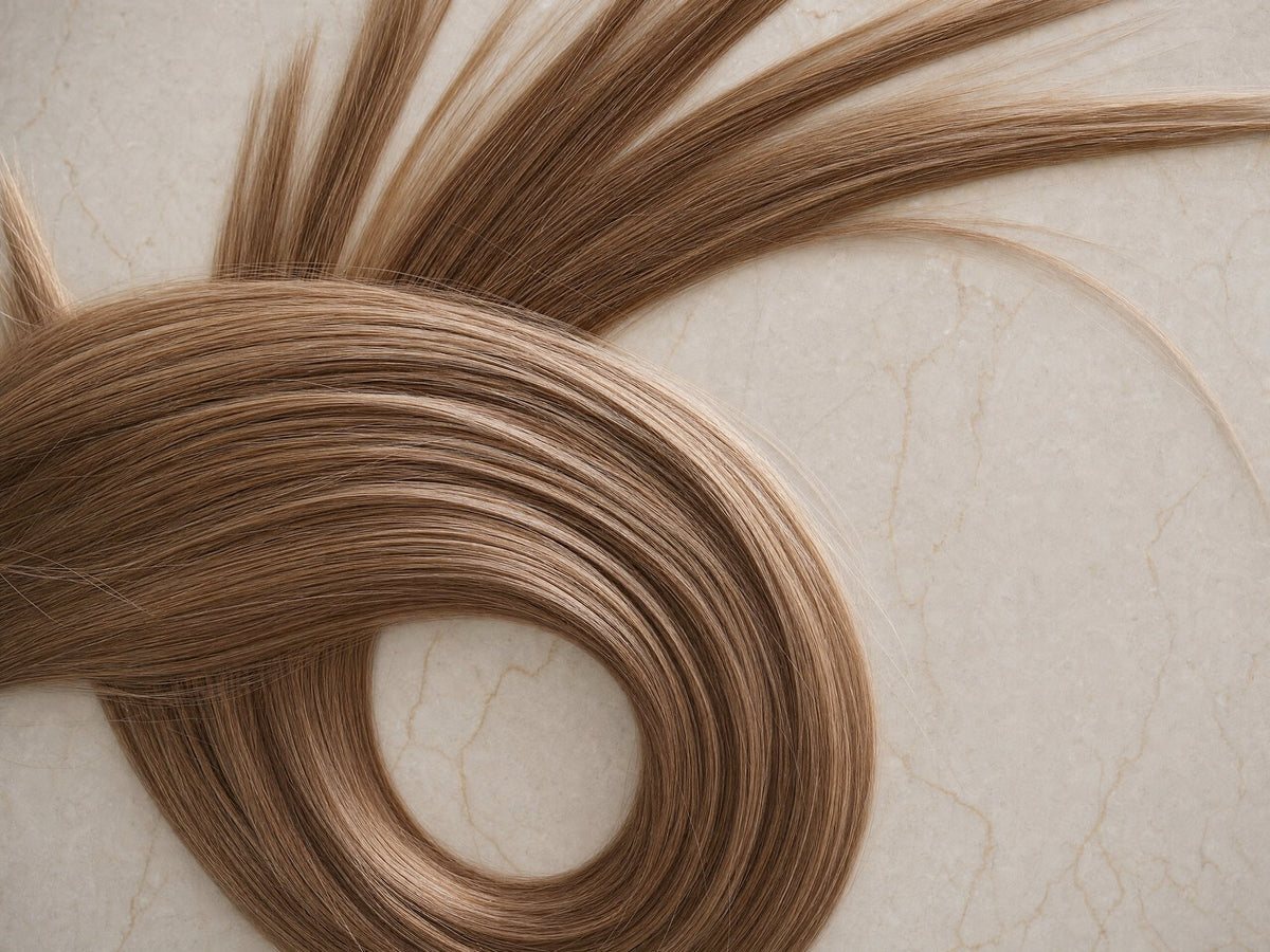 CBK Hair HQ Warm Vanilla Blonde #8 hair extensions